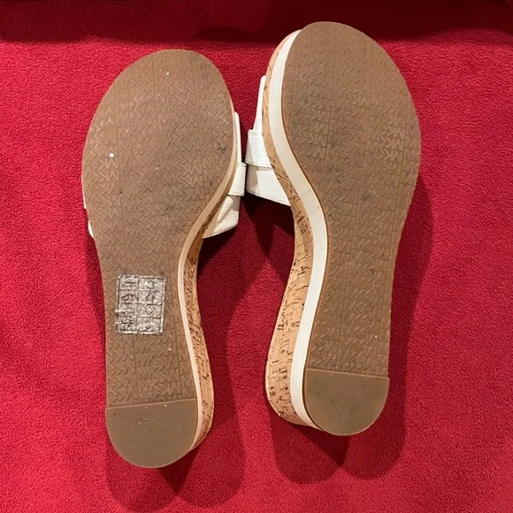 Michael Kors white cork wedge slip on - Picture 4 of 4
